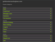 Tablet Screenshot of goldenstarsautoglass.com